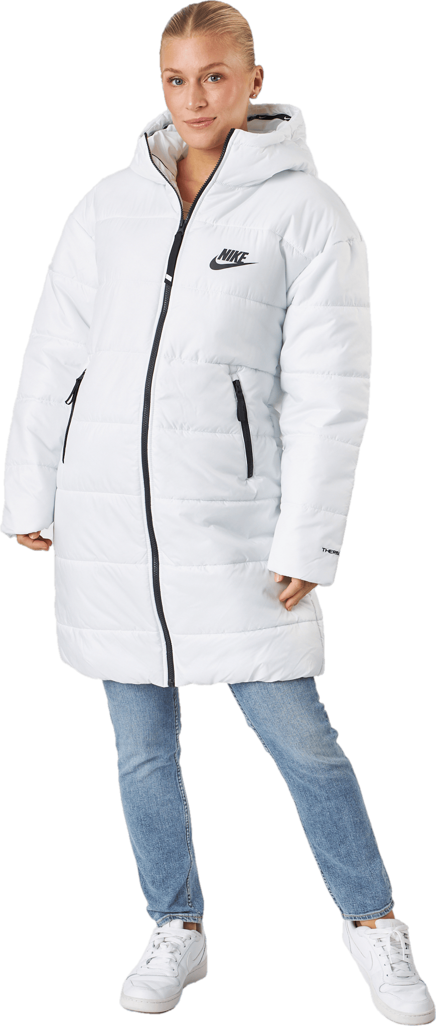 W Nsw Syn Tf Rpl Hd Parka Summit White/summit White/blac - Bild 2