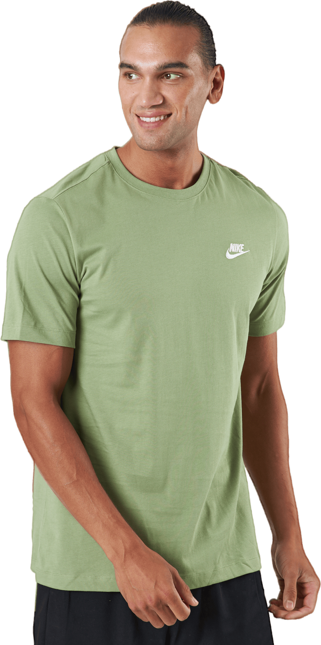 Nike Sportswear Club Men's T-s Alligator/white, Male, Apparels, T-shirt, Green, S