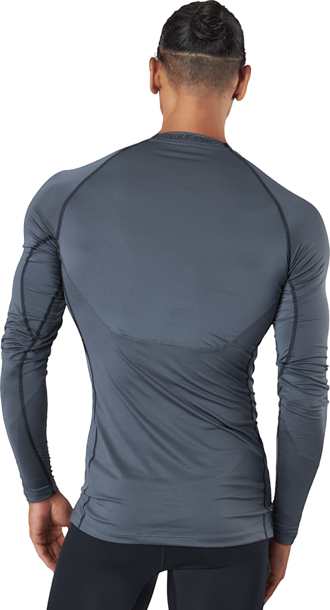 Nike Pro Dri-FIT Men's Tight Fit Long-Sleeve Top IRON GREY/BLACK/BLACK - Bild 3