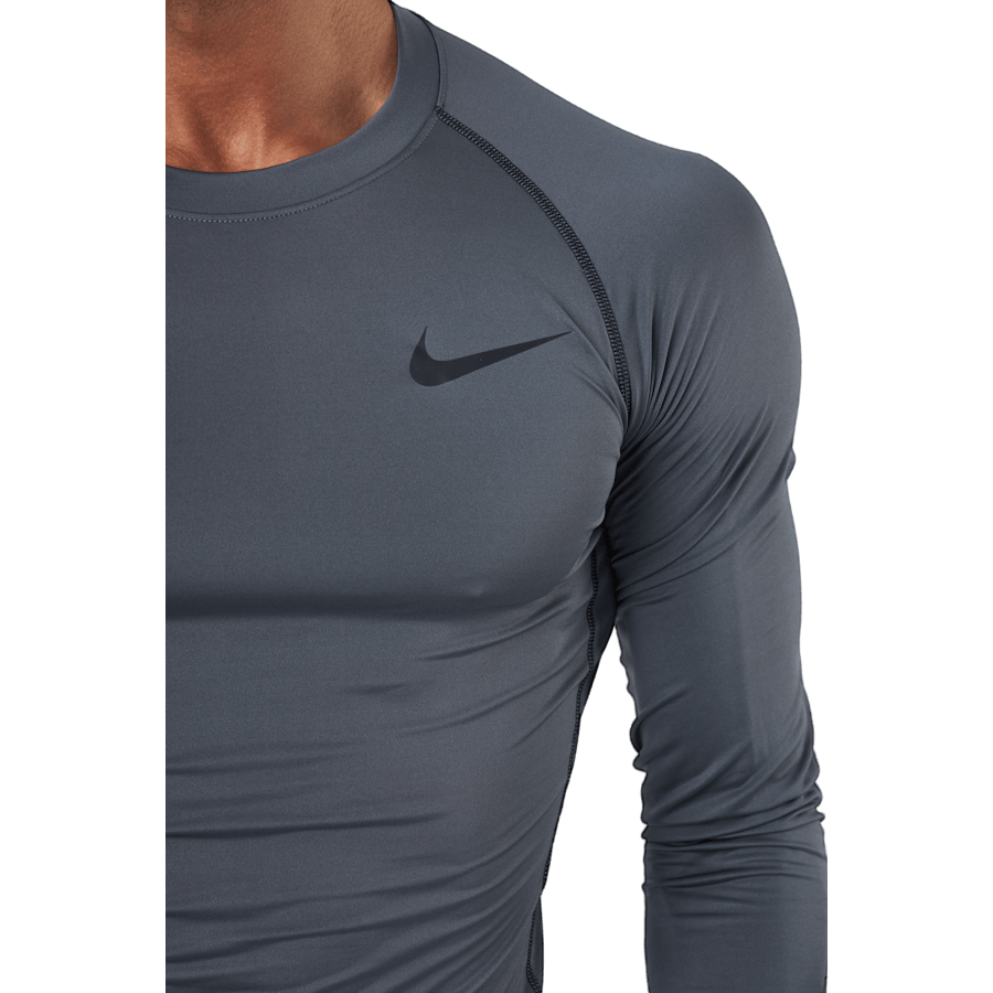 Nike Pro Dri-FIT Men's Tight Fit Long-Sleeve Top IRON GREY/BLACK/BLACK - Bild 4
