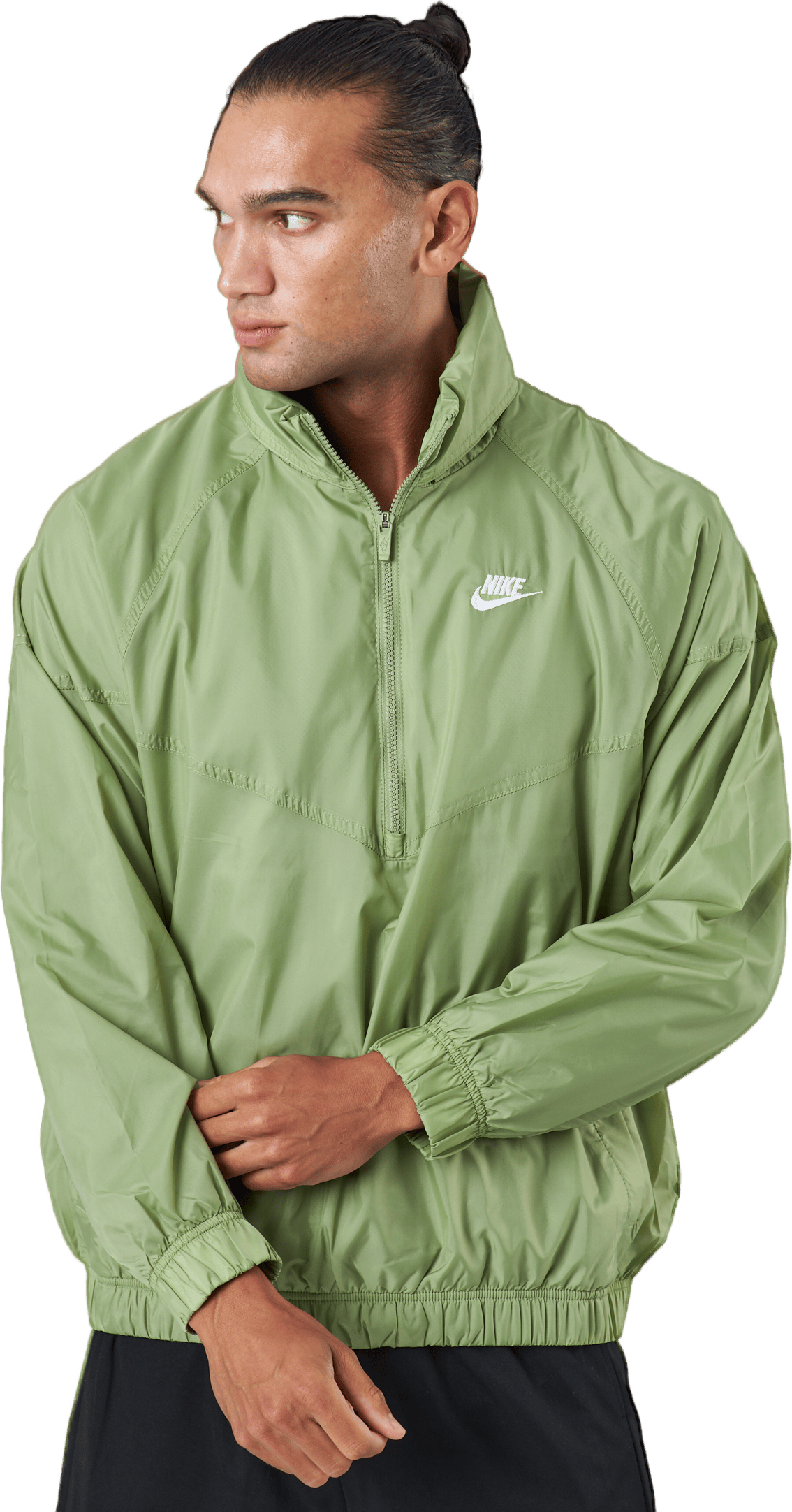 M Nk Club Wvn Track Jkt Ul Alligator/white - Bild 2