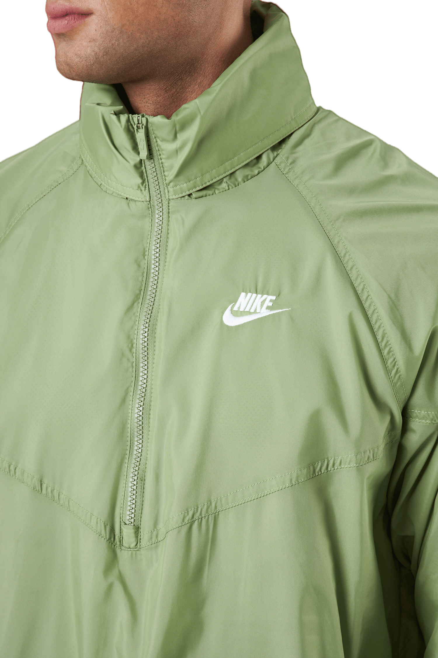 M Nk Club Wvn Track Jkt Ul Alligator/white - Bild 4