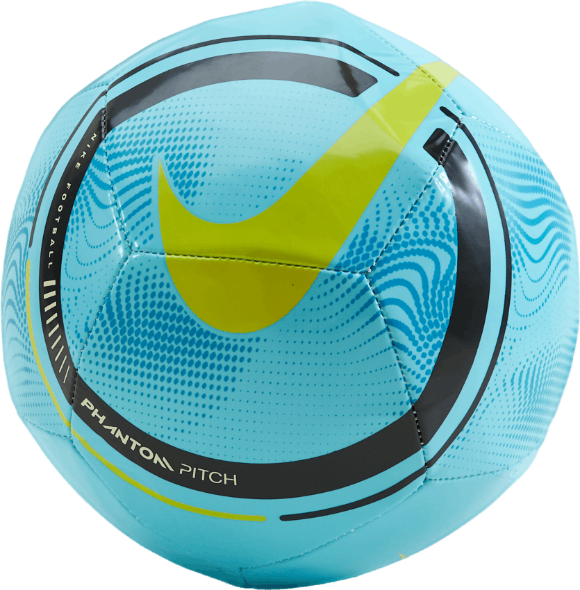Nike Phantom Soccer Ball Polarized Blue/black/yellow St, Unisex, Vybavenie, rakety, Futbal, Modrá, 5