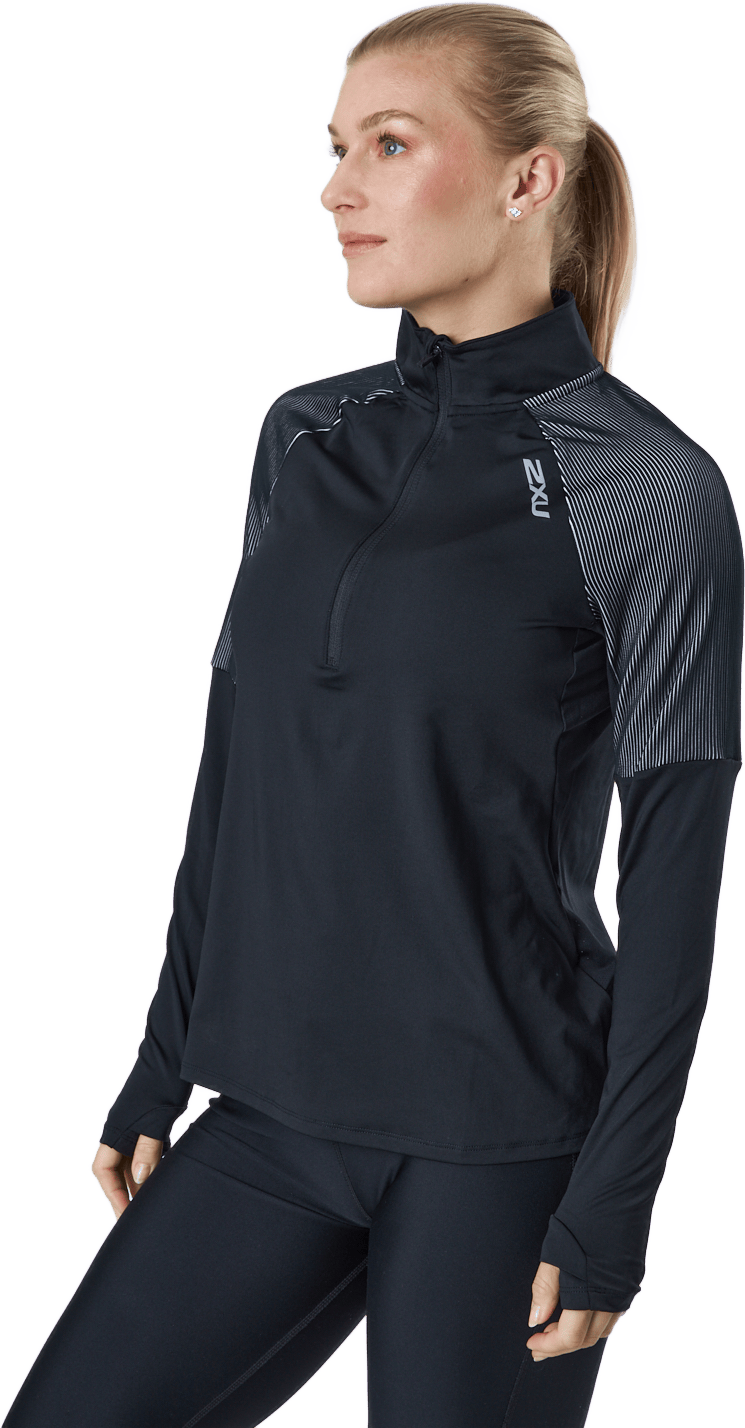 Light Speed 1/2 Zip Black/silver Reflective - Bild 2