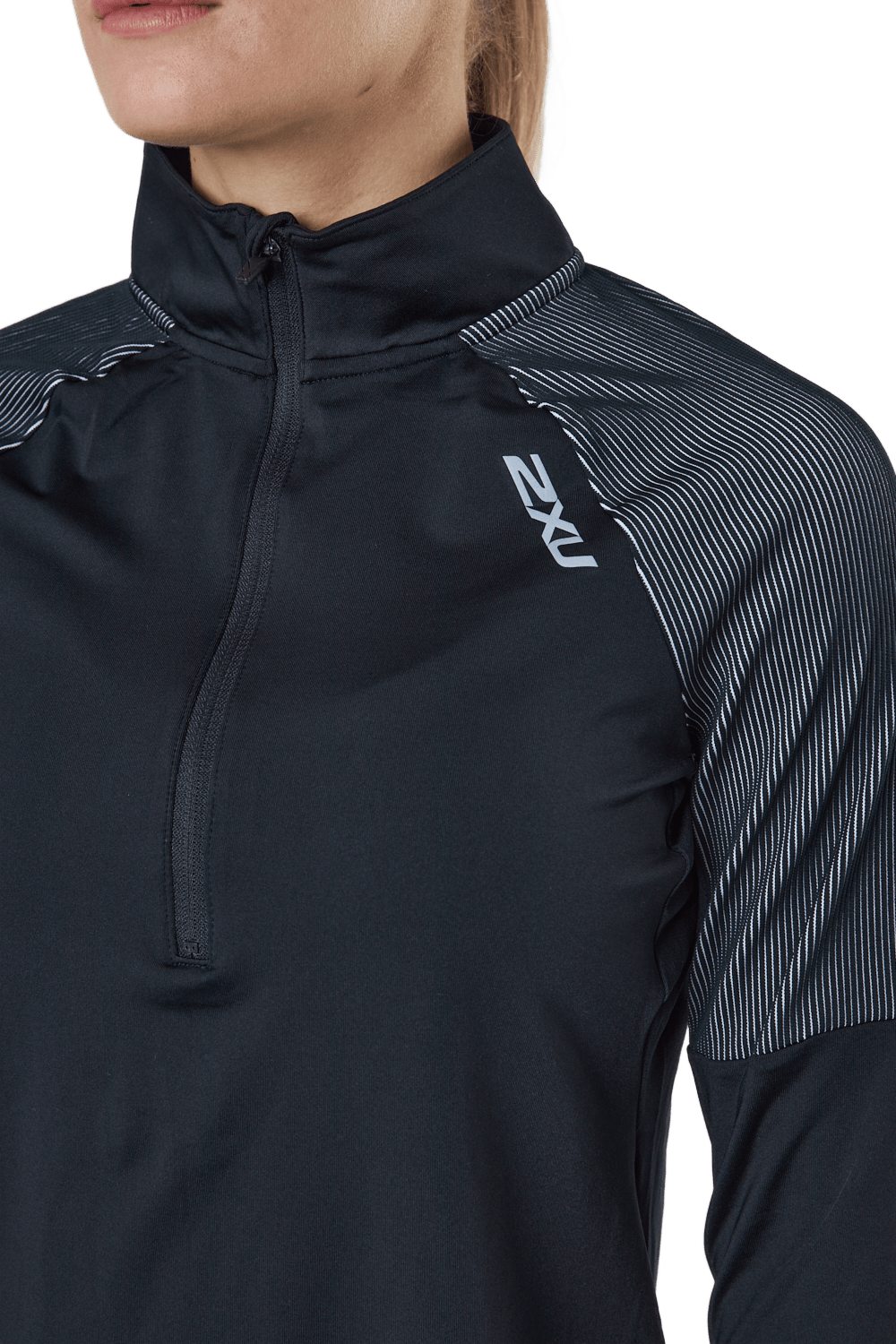 Light Speed 1/2 Zip Black/silver Reflective - Bild 4