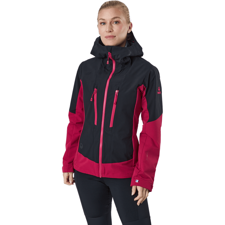 Pallas W Ii Warm Hybrid Jacket Cerise Pink – Black