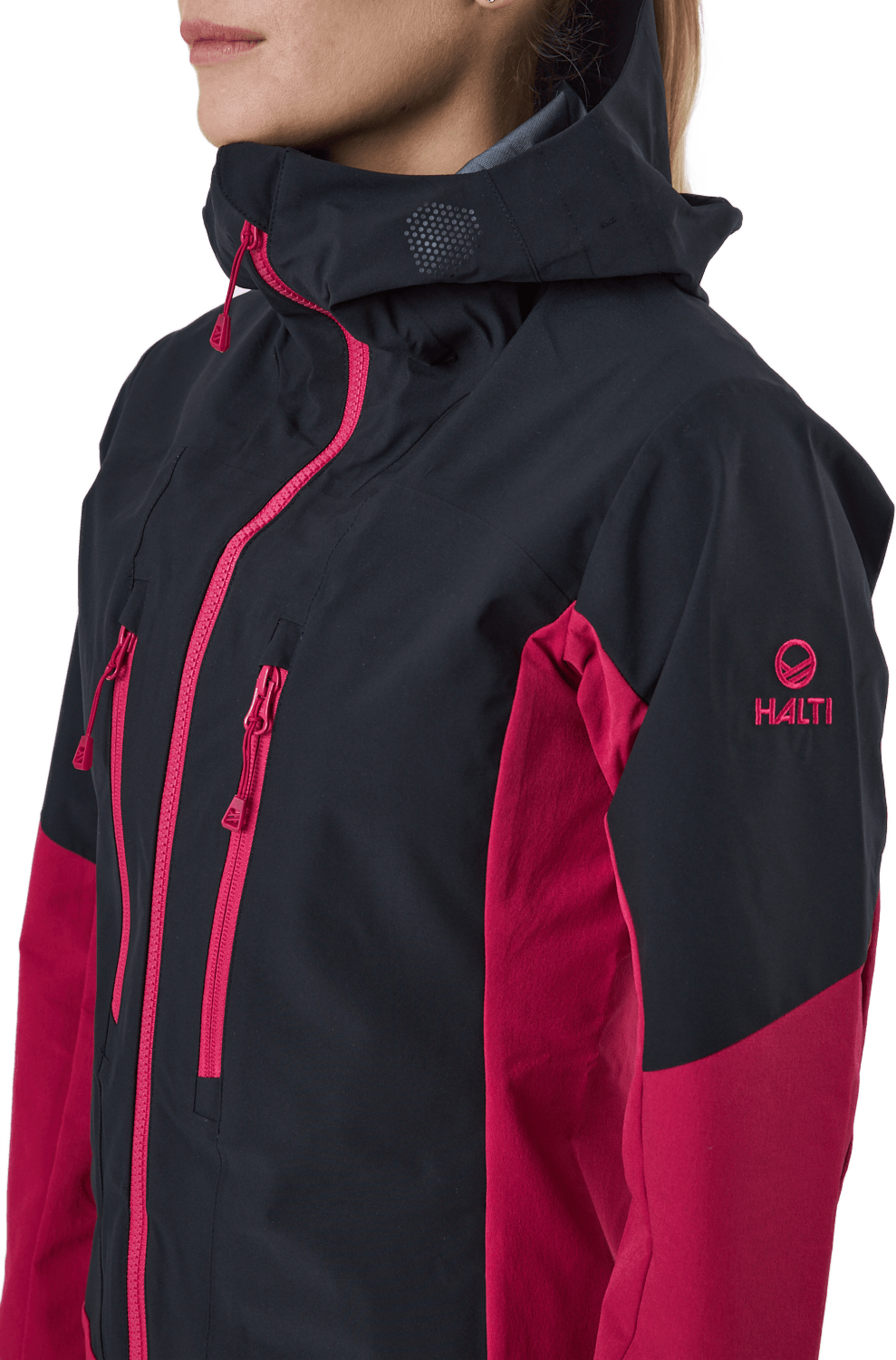 Pallas W Ii Warm Hybrid Jacket Cerise Pink - Black - Bild 4