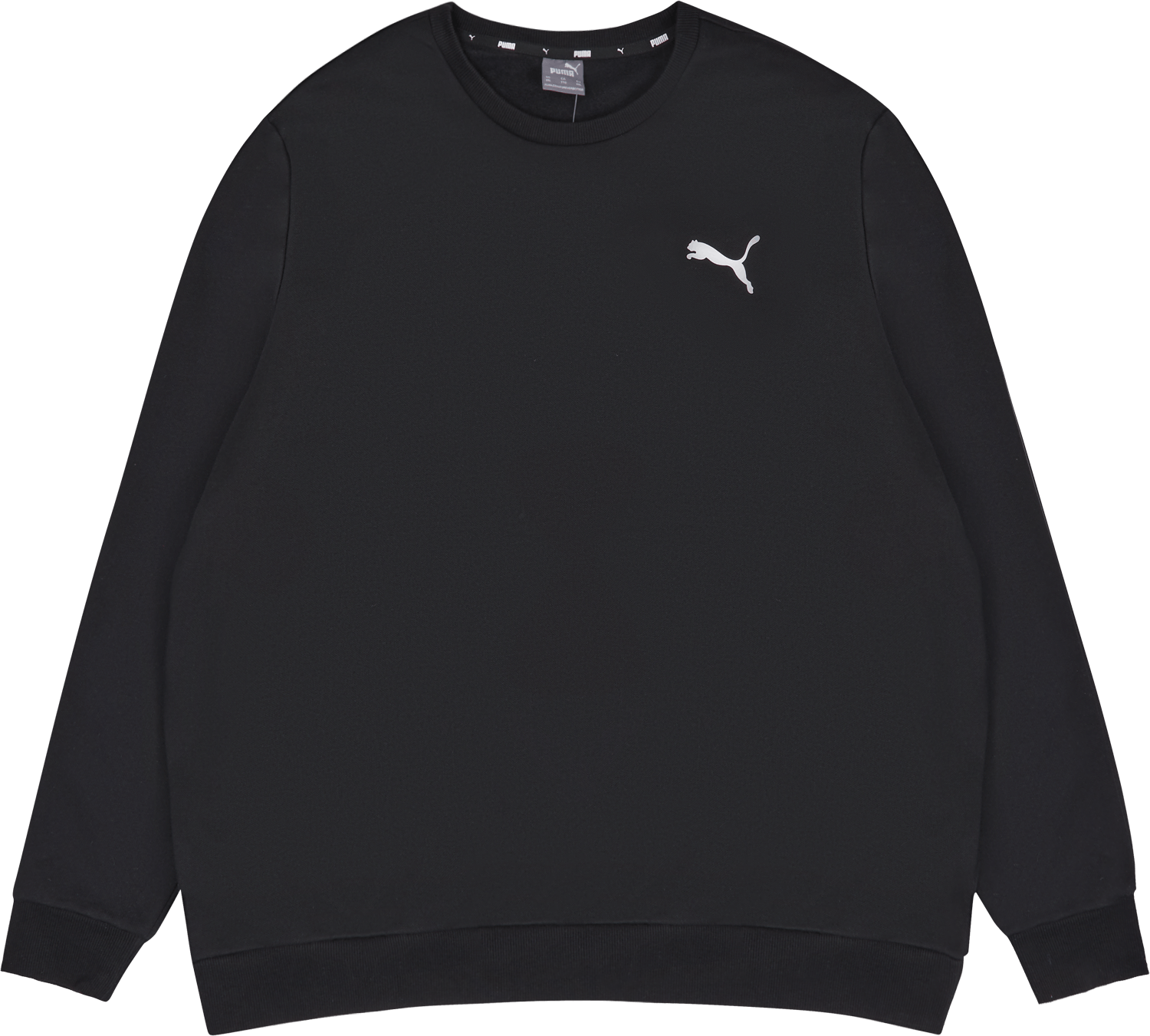 Puma ESS CREW SWEAT Black, Male, Kleding, Overhemden, Zwart, XXL