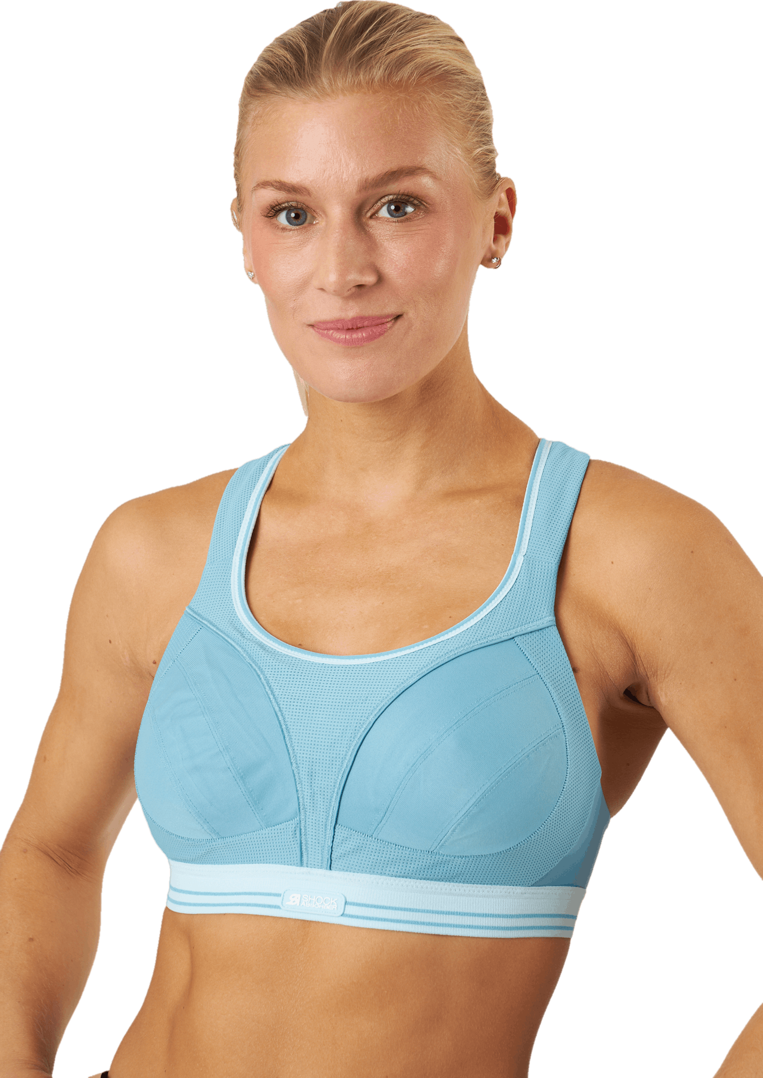 Ultimate Run Bra Blue, Female, Odevy, Športová podprsenka, Modrá, 80 DD/E