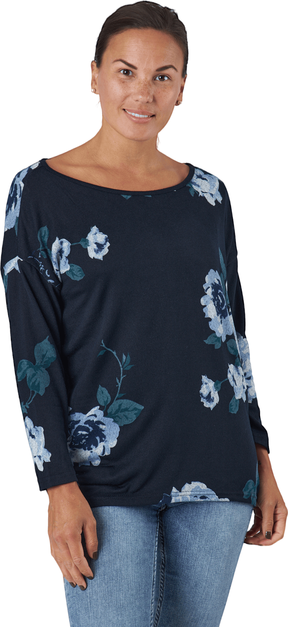 Onlelcos 4/5 Aop Top Jrs Noos Black