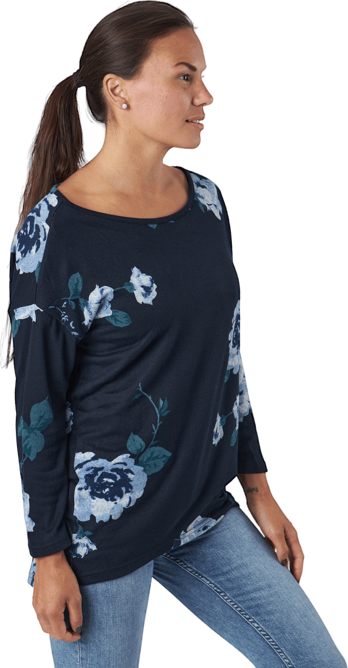 Onlelcos 4/5 Aop Top Jrs Noos Black - Bild 2