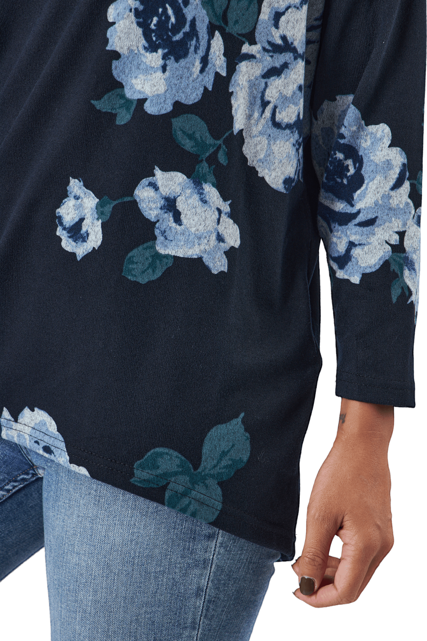 Onlelcos 4/5 Aop Top Jrs Noos Black - Bild 5