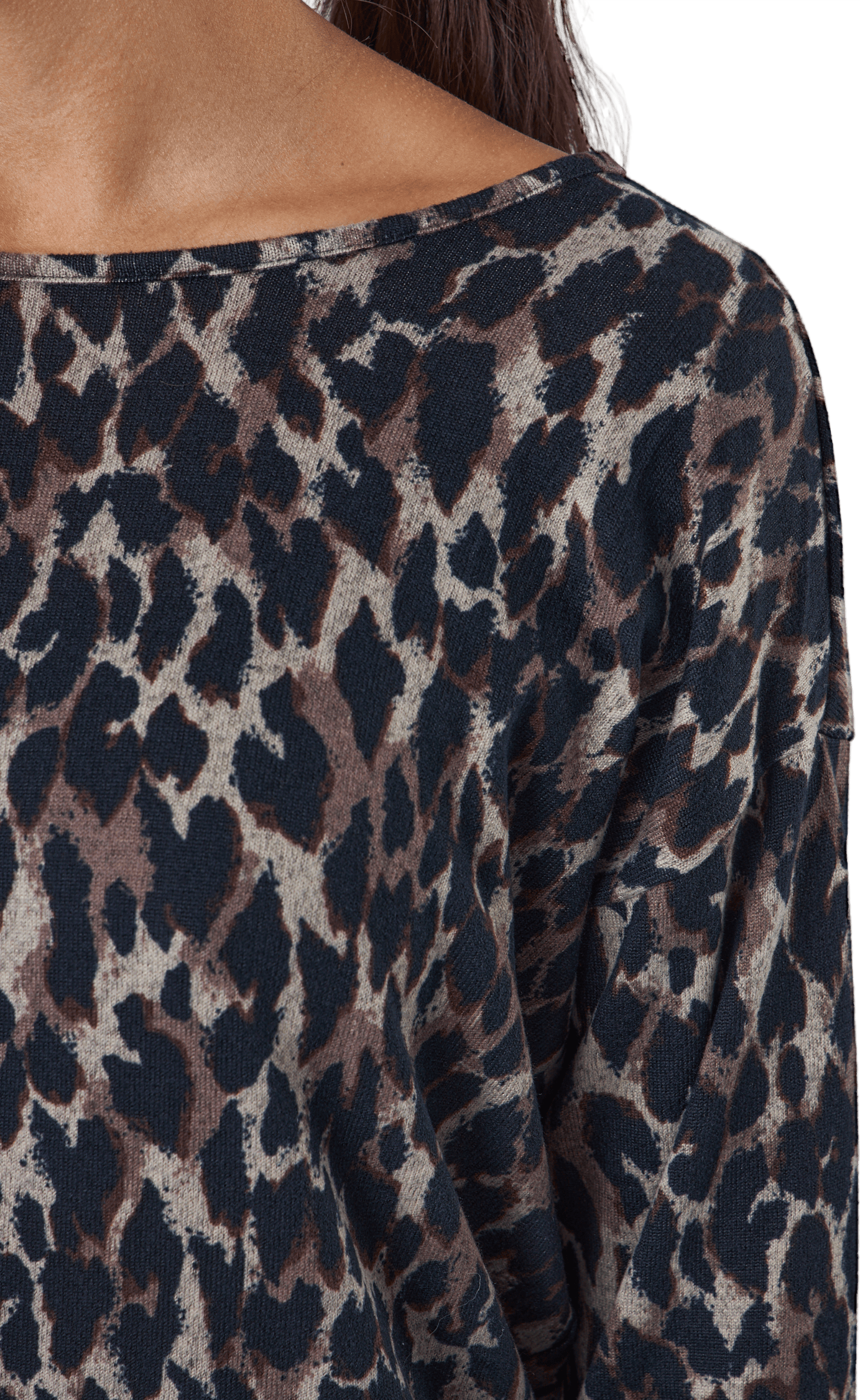 Onlelcos 4/5 Aop Top Jrs Noos Taupe Gray - Bild 4