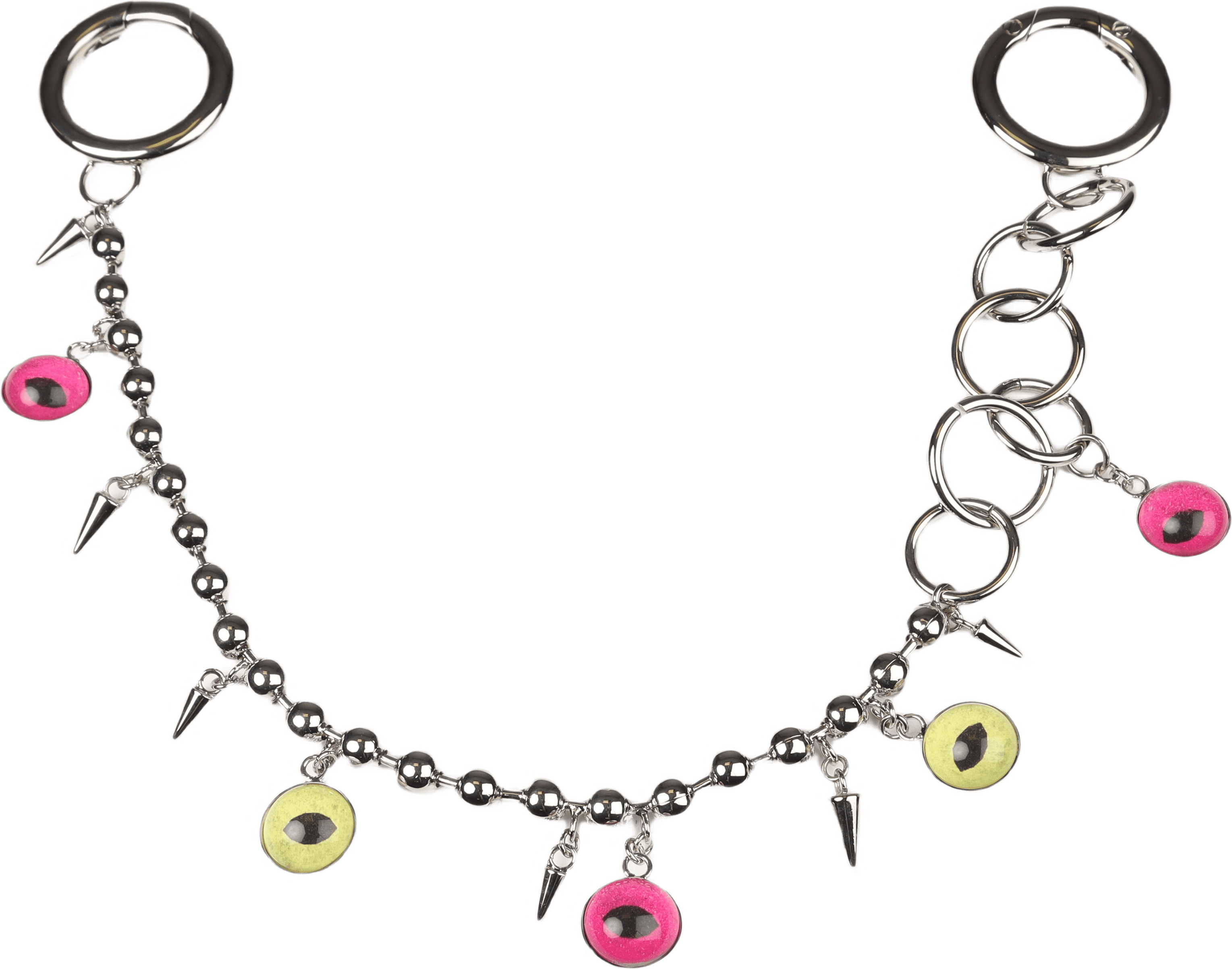 Pendents Raspberry/sun