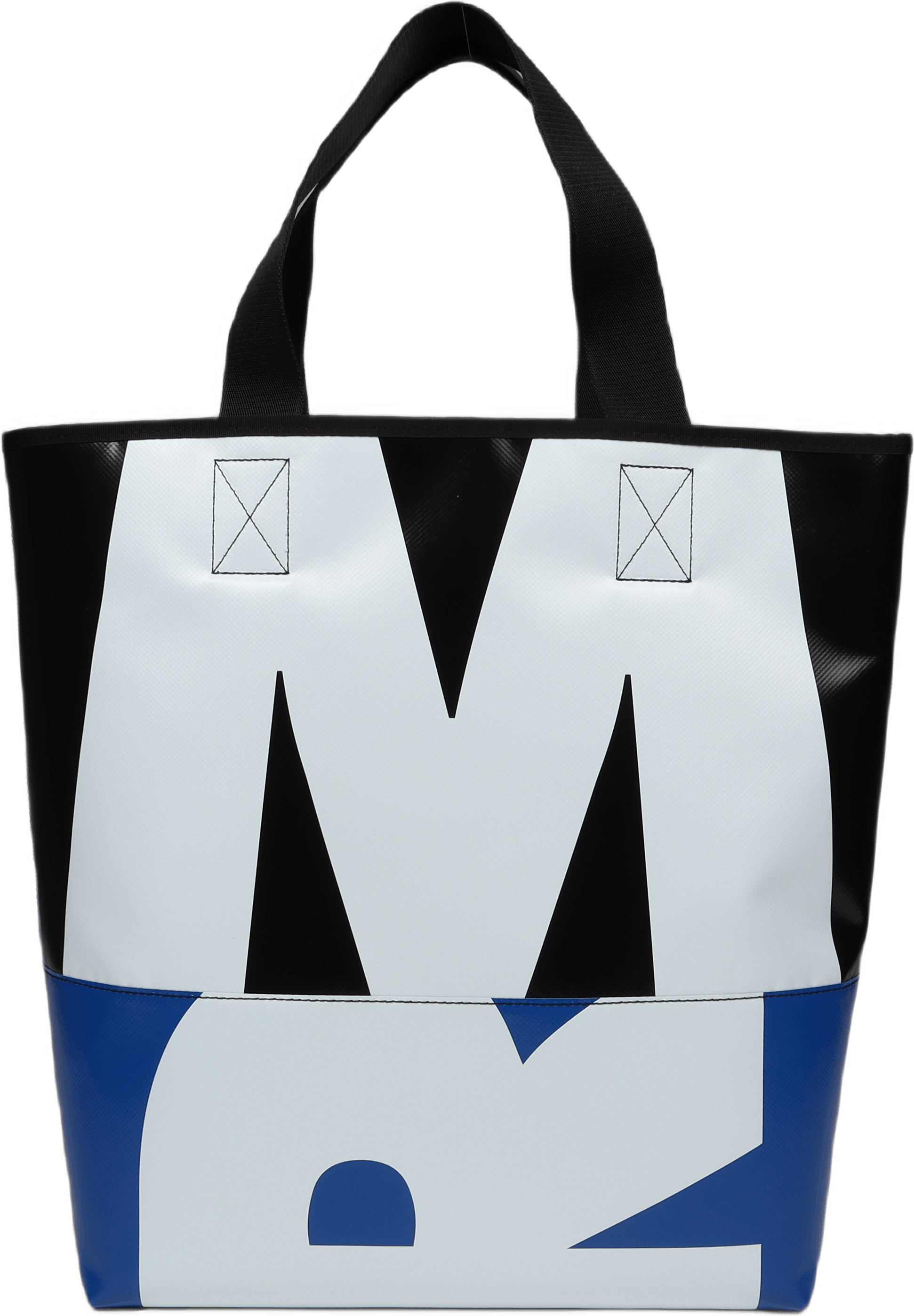 Shopping Bag Black/royal/white, Unisex, Ekwipunek, torby i plecaki, Czarny/Biały, ONESIZE