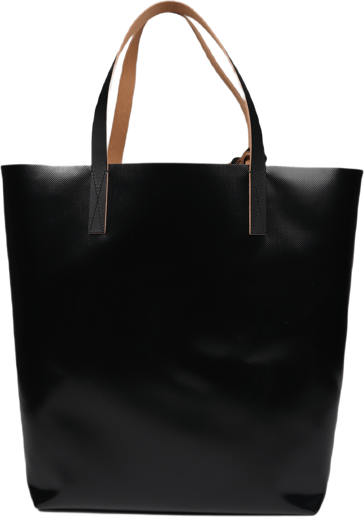 Shopping Bag Silk White/black/black