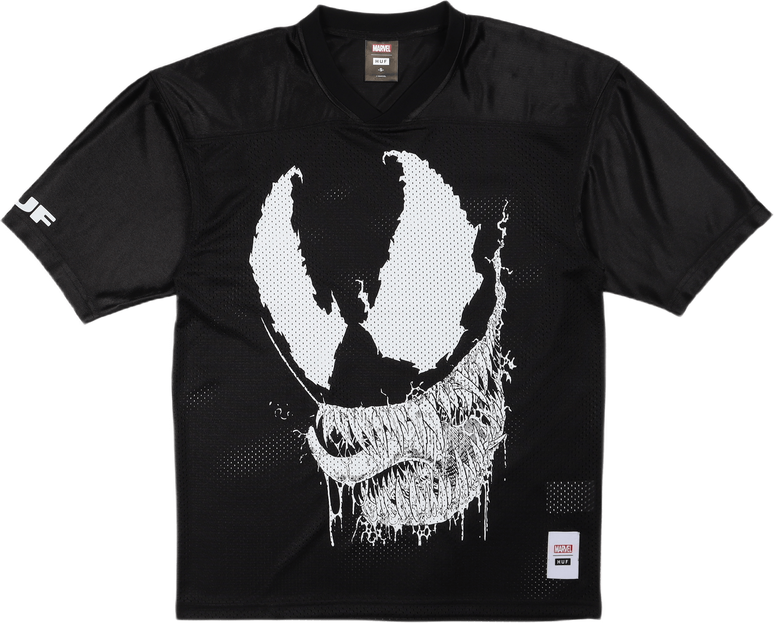 Venom Football Jersey Black, Male, Odevy, Tričko, Čierna, XL