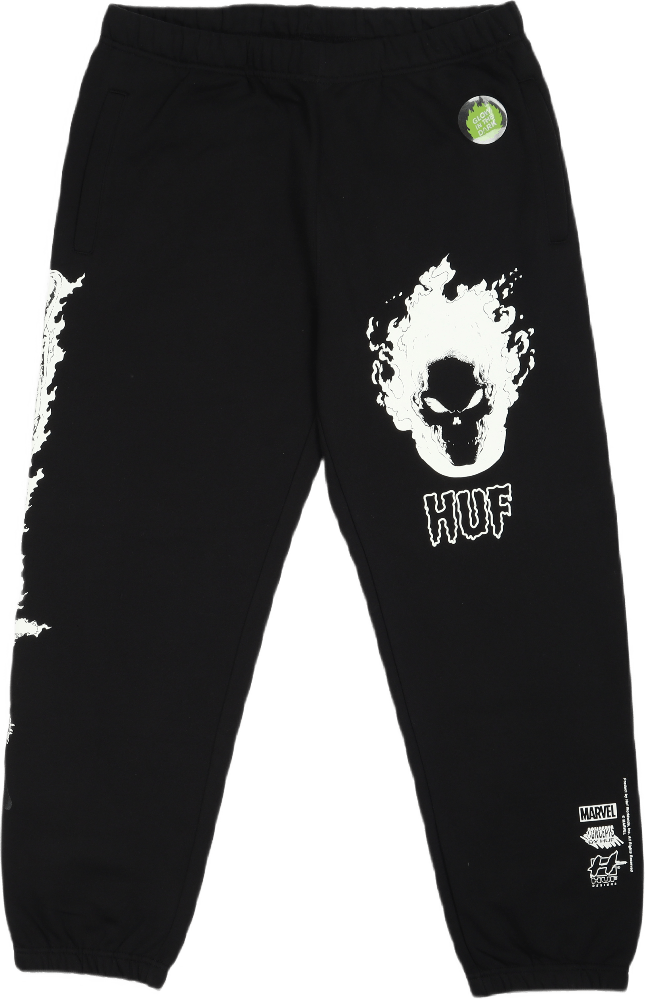 Ghost Rider Fleece Pant Black, Male, Bekleidung, Hosen, Schwarz, M