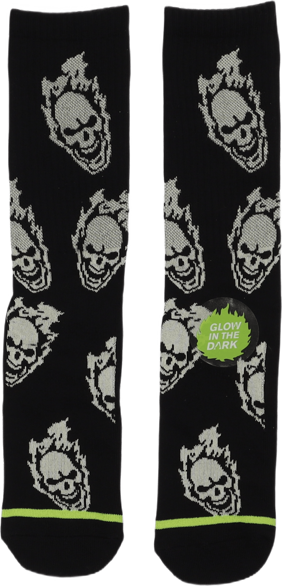 Ghost Rider Sock Black, Male, Tøj, Undertøj, Sort, ONESIZE