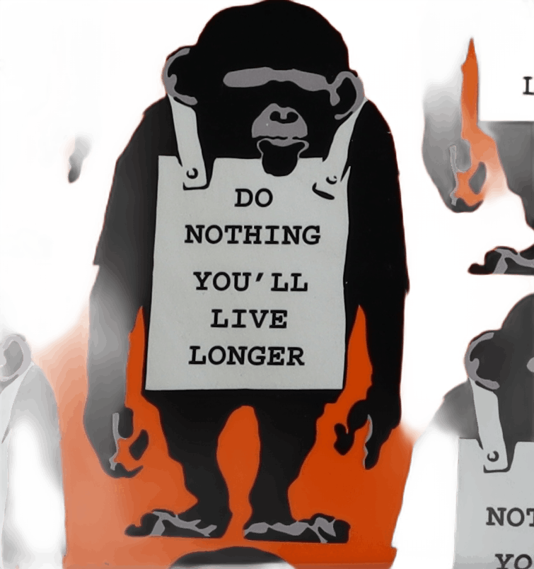 Be@rbrick Monkey Sign 1000％ Multi