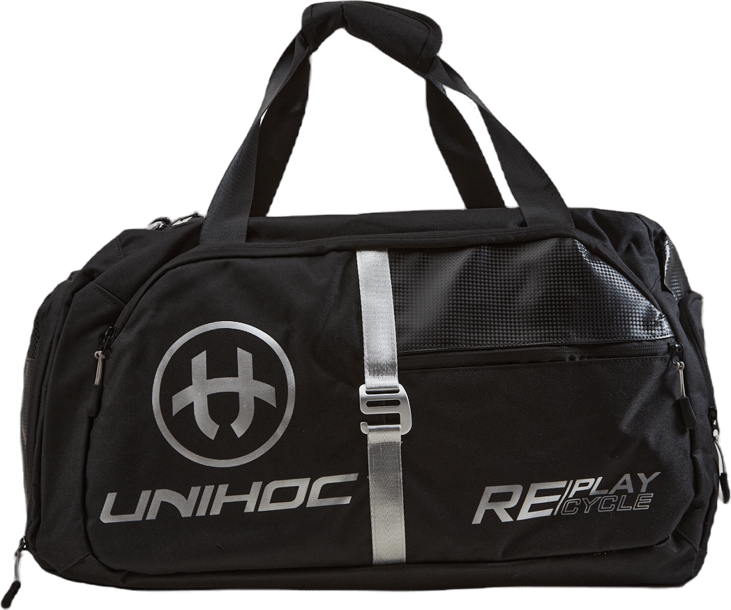 Gearbag Re/play Line Medium Bl Black, Unisex, Utrustning, väskor & ryggsäckar, Innebandy, Svart, ONESIZE