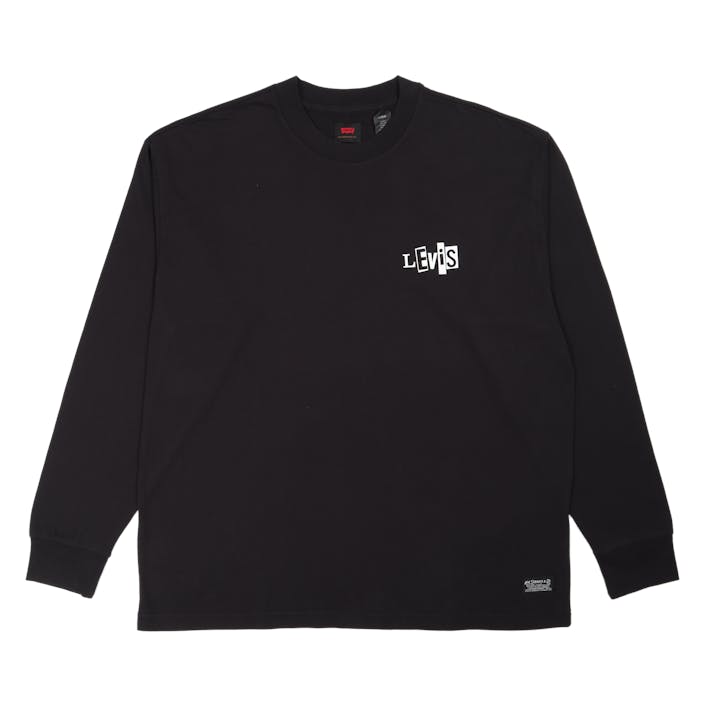 Skate Graphic Box Ls Tee Jet, Male, Vêtements, sweats à capuche et pulls molletonnés, S