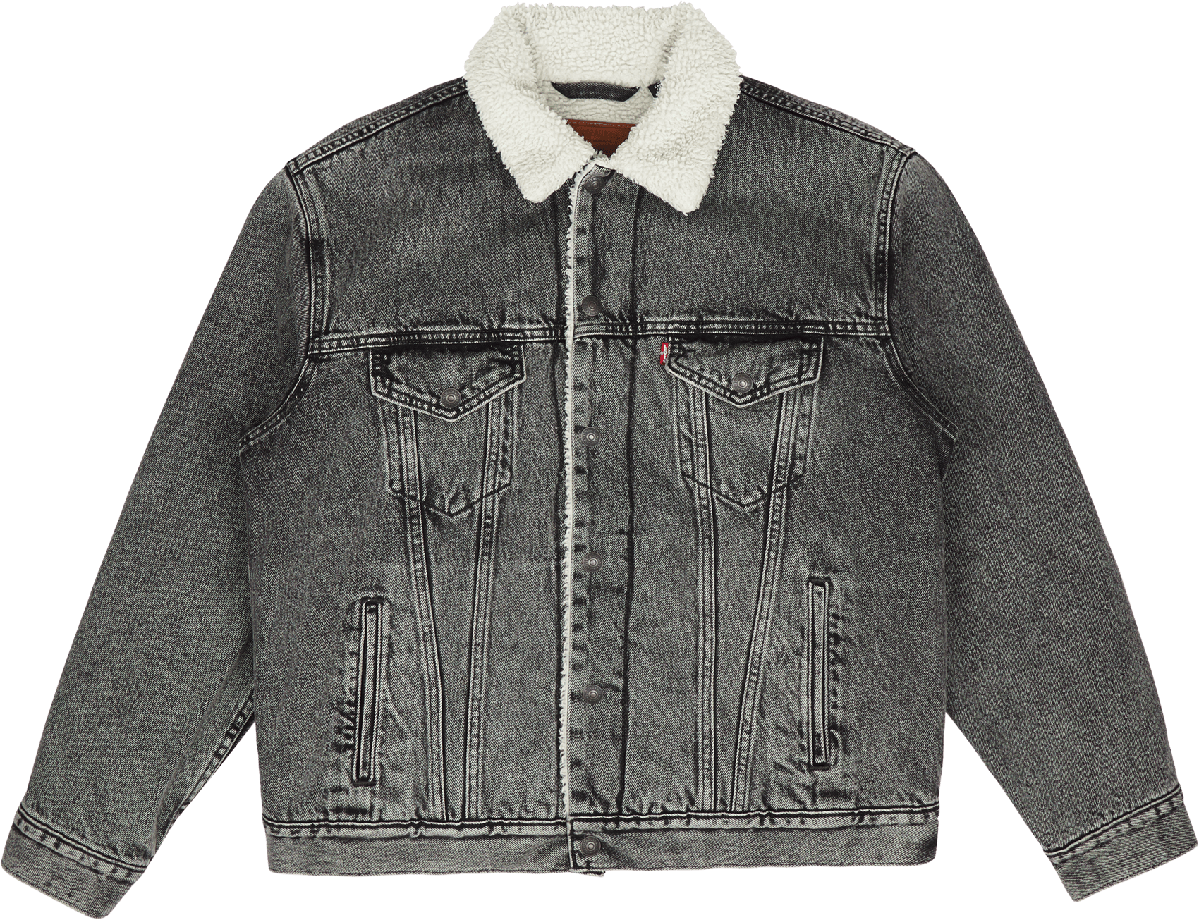 Vtg Fit Sherpa Trucker Z1305