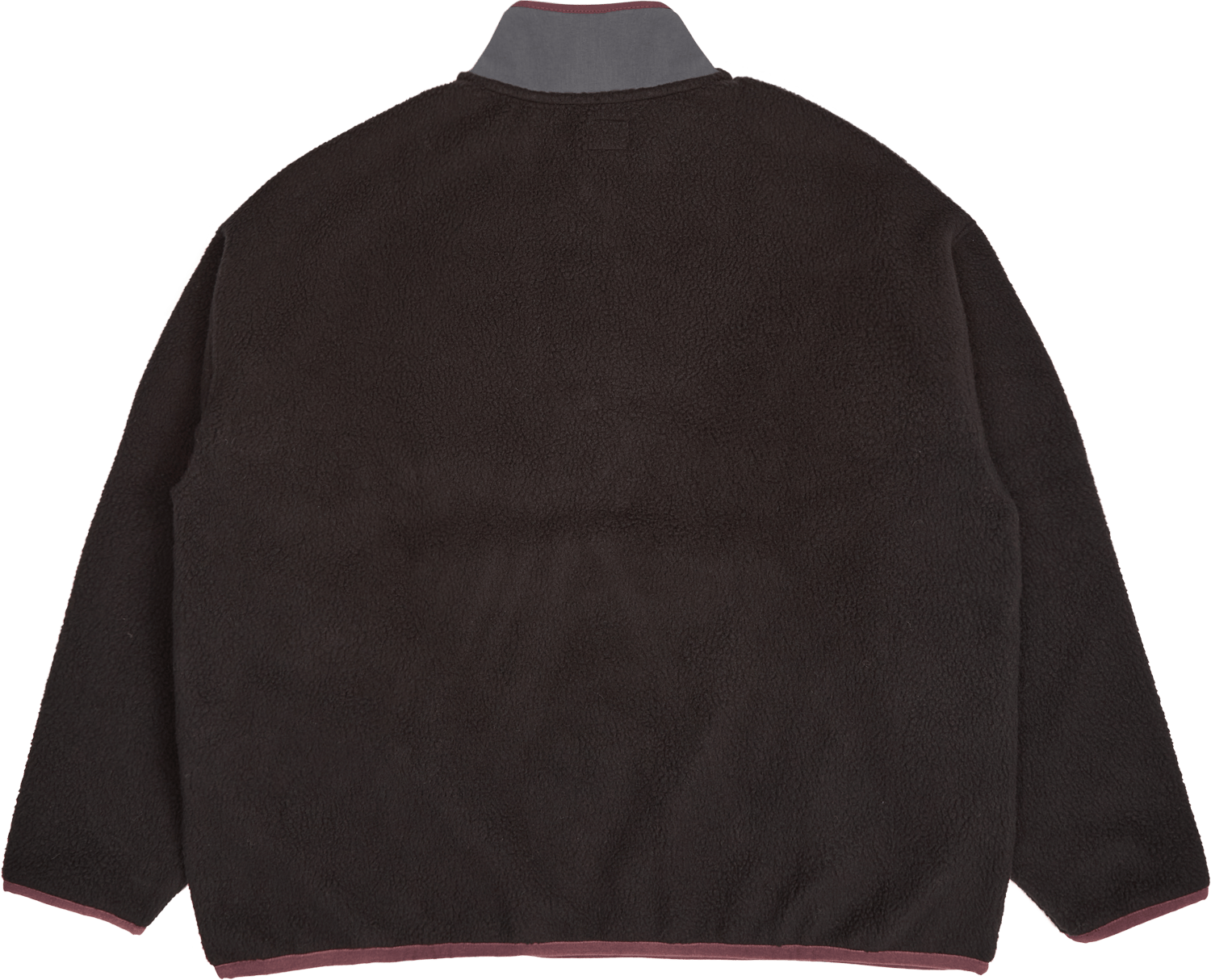 Polar Fleece Mock Neck Black - Bild 2