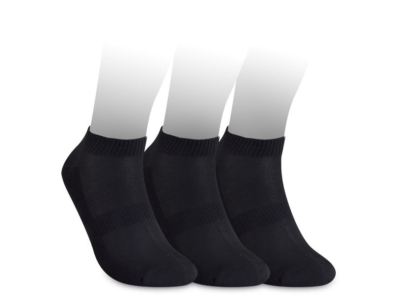 No-show 2.0 Sock 3-pack Black