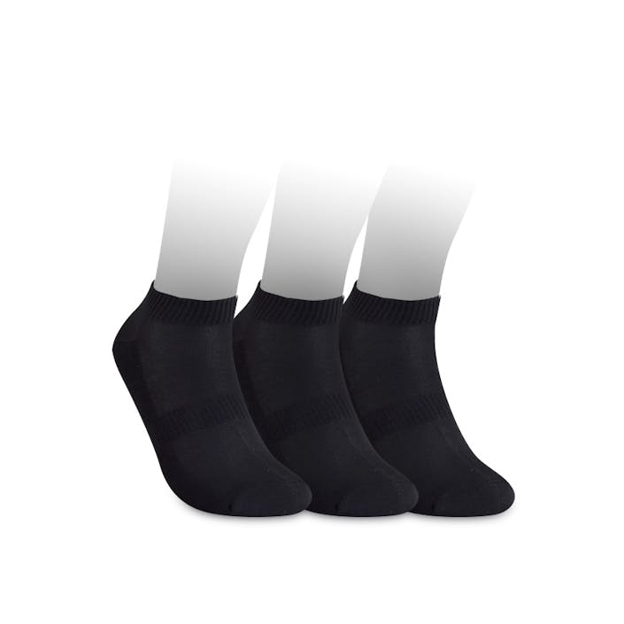 No-show 2.0 Sock 3-pack Black, Male, Odzież, Skarpety, Wielokolorowy, EU 48/51