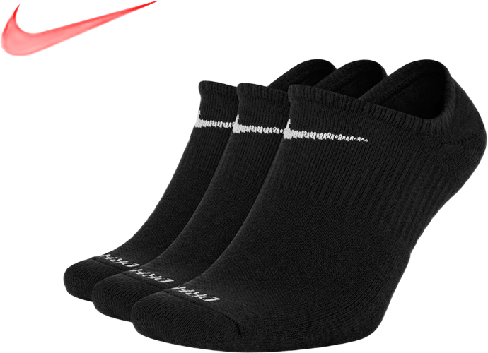 Everyday Plus Cushioned 3-pack Black / White, Male, Apparels, Socks, Black, UK 13