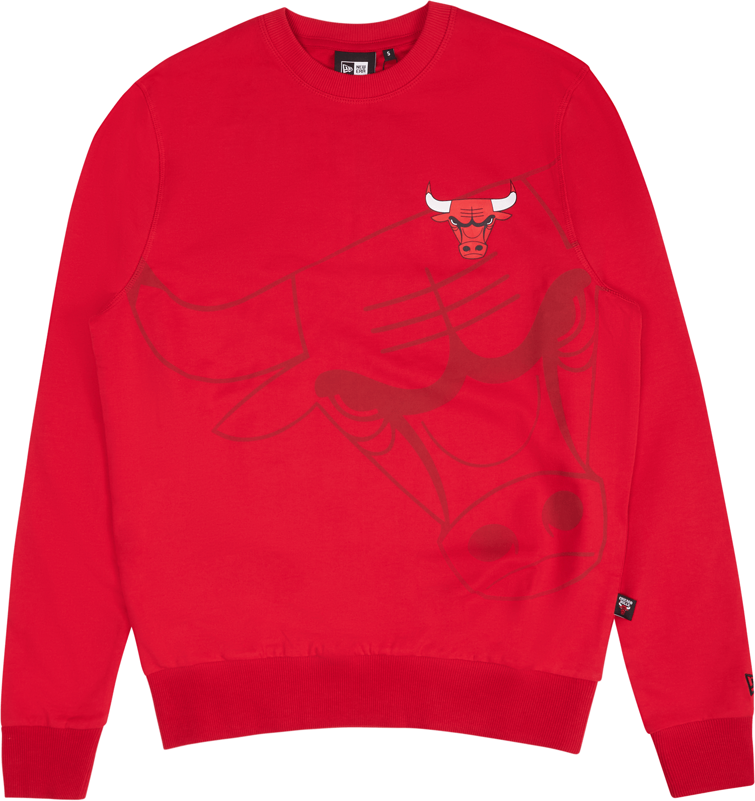 Bulls Washed Pack Graphic Crew