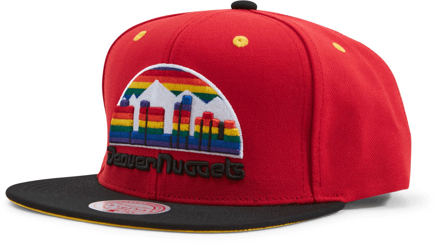 Nuggets Reload Snapback HWC, Unisex, Odevy, Klobúky a čiapky, Červená/Čierna, ONESIZE