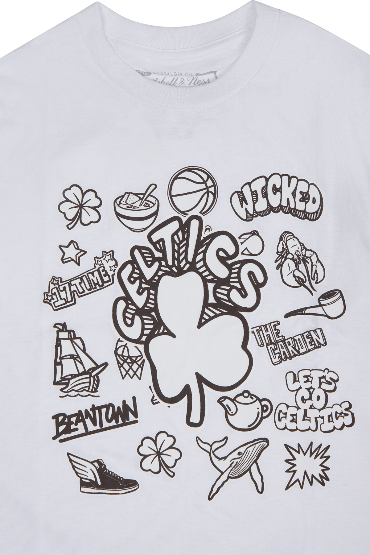 Celtics Doodle Ss Tee