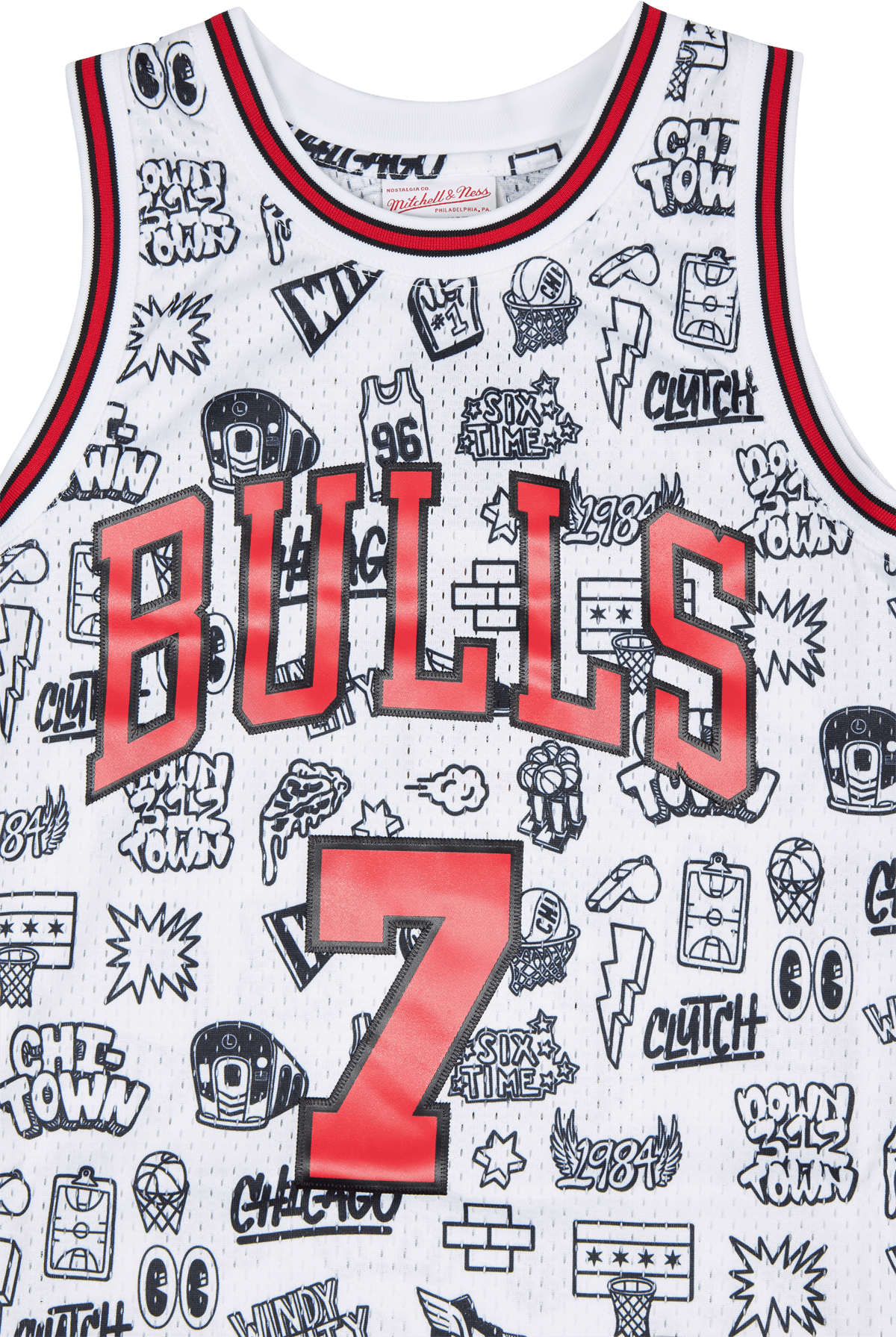 Bulls Doodle Swingman Jersey - Toni Kukoc - Bild 3