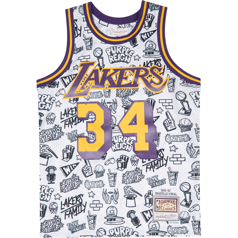 Lakers Doodle Swingman Jersey – O’Neal