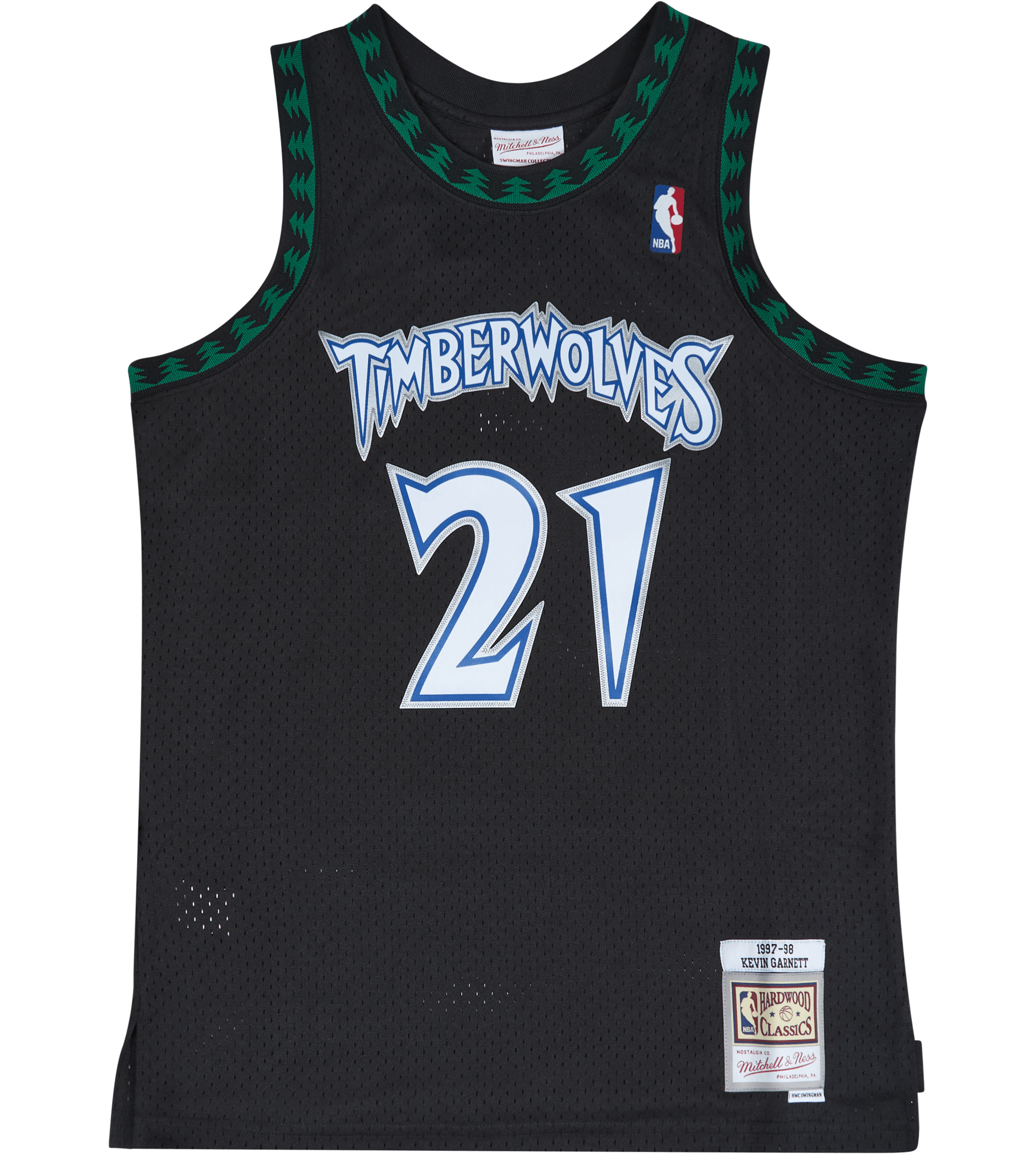 Swingman Jersey - Kevin Garnet, Male, Apparels, Jersey, Black, M