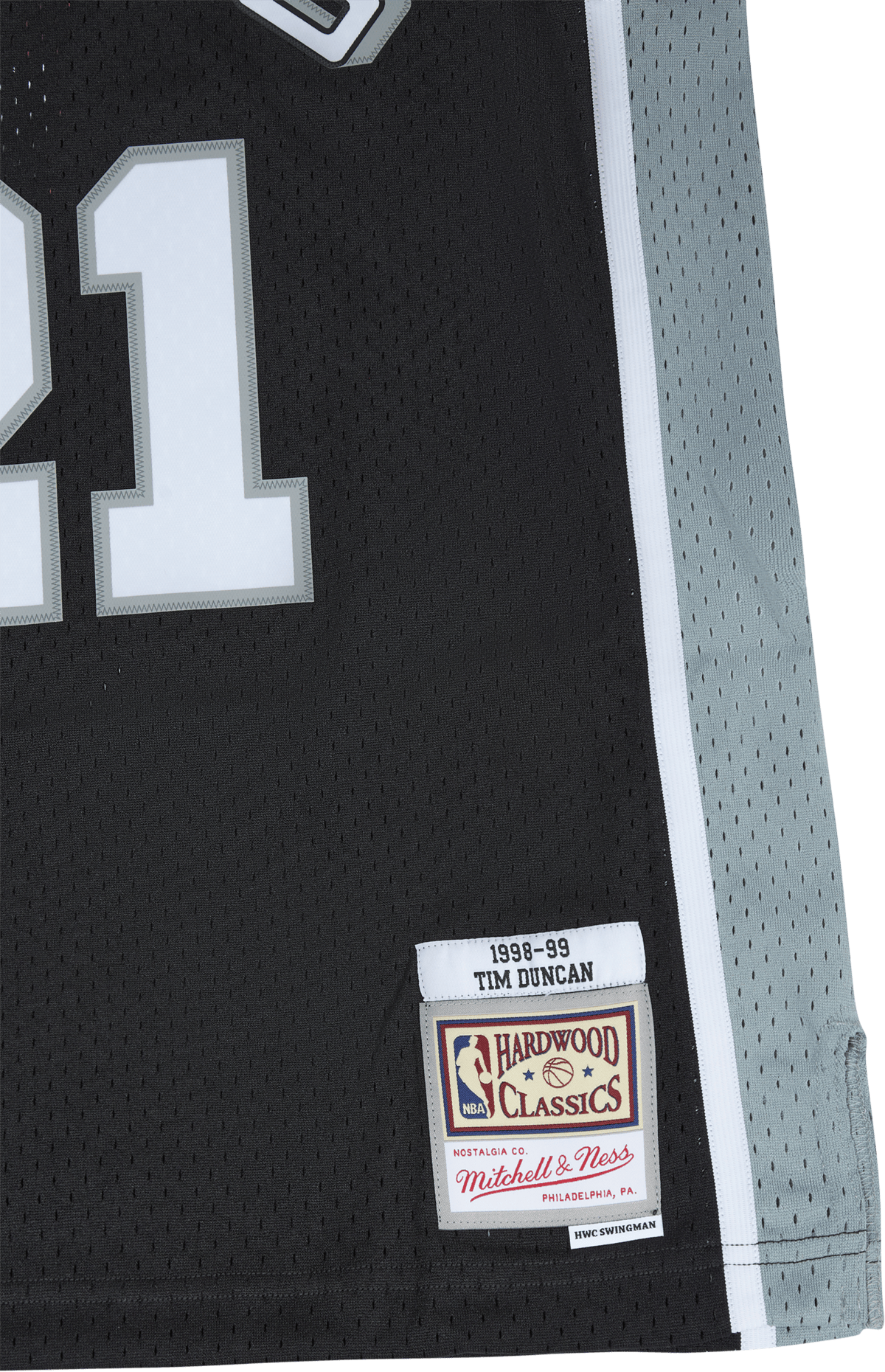Spurs Swingman Jersey - Tim Duncan - Bild 4