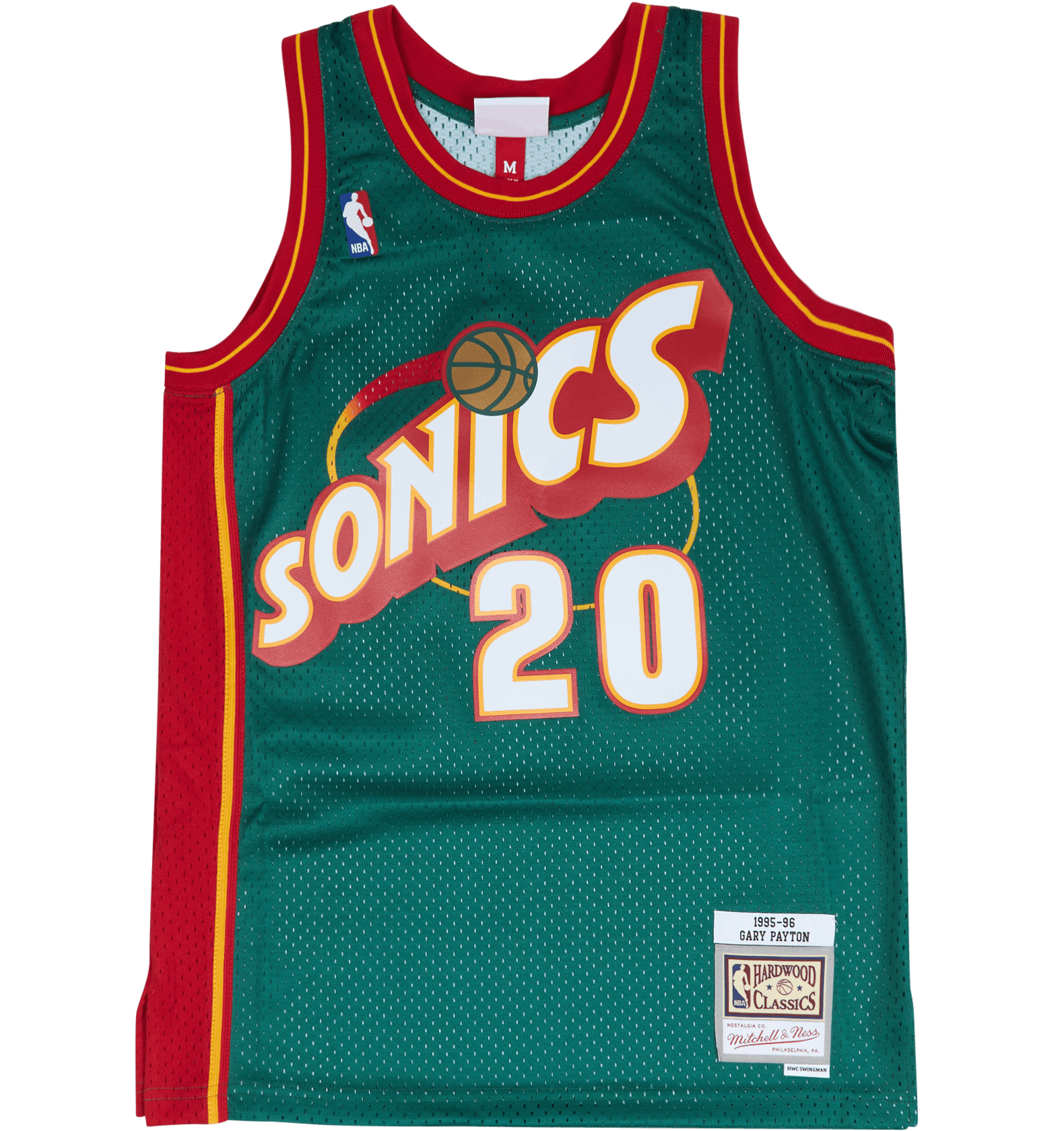 Supersonics Swingman Jersey - Gary Payton, Male, Aparelhos, Jersey, Verde, XL