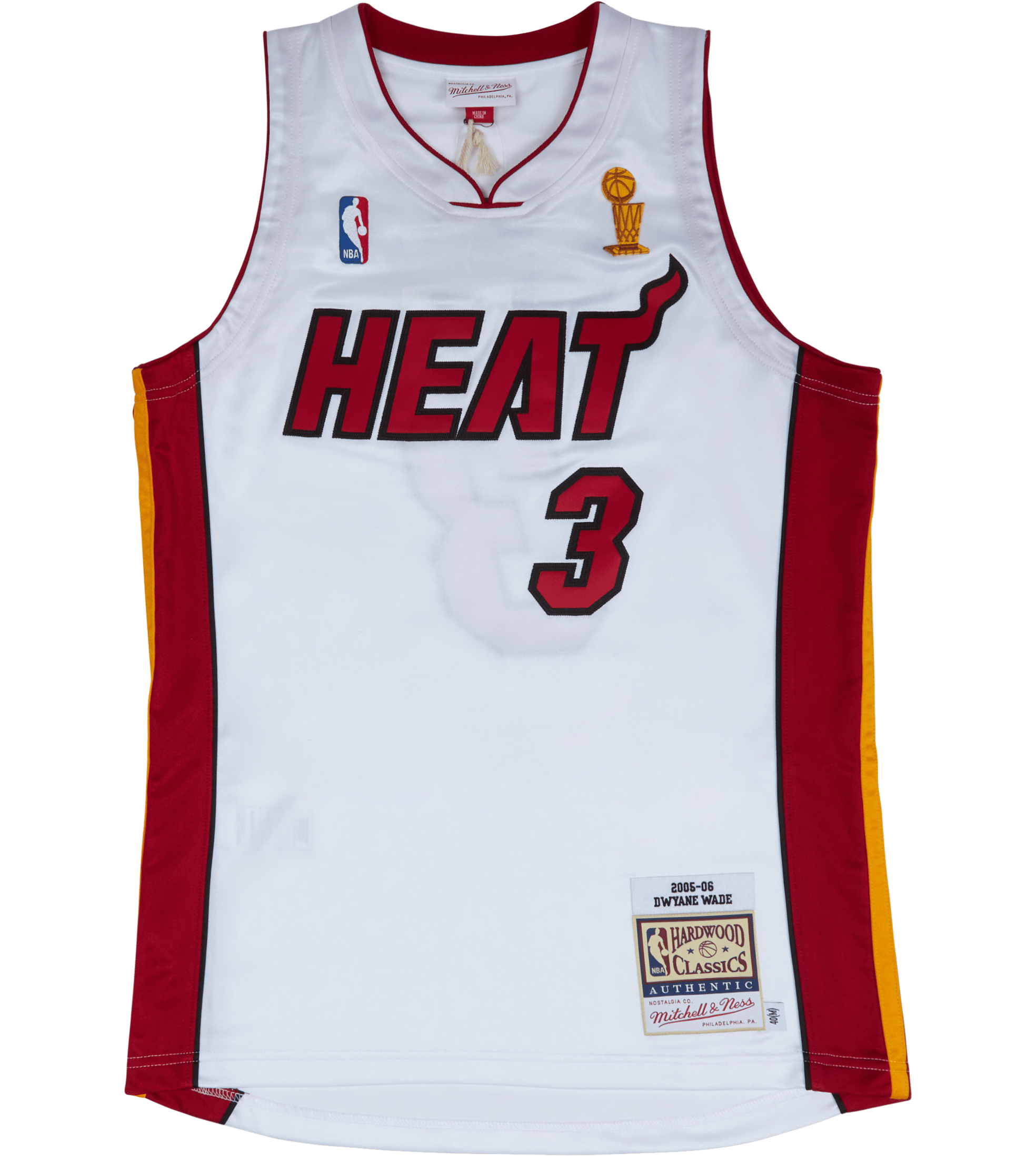 Heat Authentic Jersey Finals Wade
