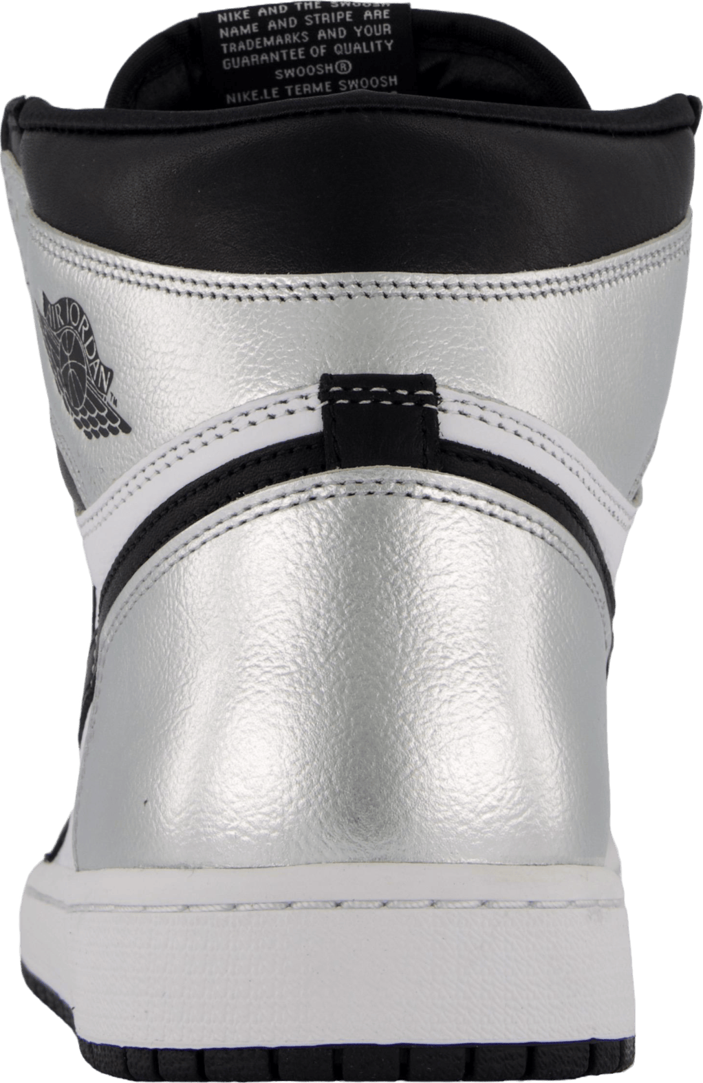 Wmns Air Jordan 1 High Og Black/black-metallic Silver-wh - Bild 5