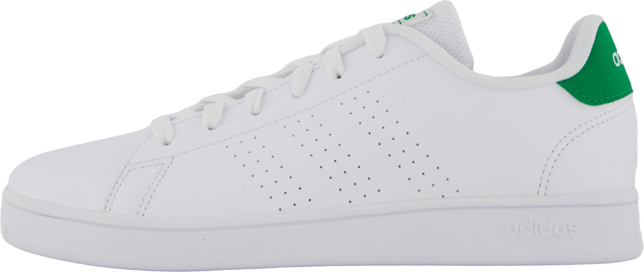Advantage Lifestyle Court Lace Shoes Cloud White / Green / Core Black, Unisex, Buty, Sneakersy, Sneakersy, Biały, EU 32