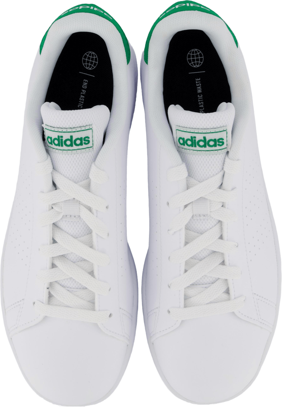 Advantage Lifestyle Court Lace Shoes Cloud White / Green / Core Black