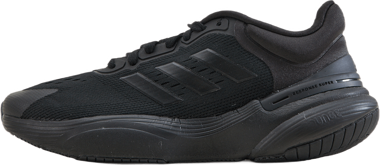 Response Super 3.0 Cblack/cblack/ftwwht, Male, Topánky, Bežecké topánky, Beží, Čierna, EU 44 2/3
