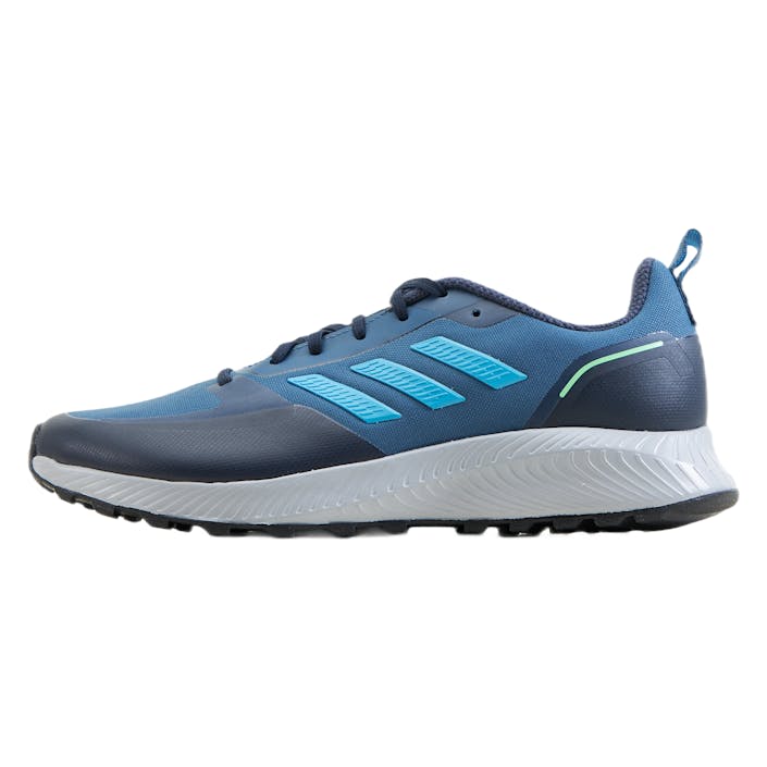 Run Falcon 2.0 TR Shoes Wonder Steel / Pulse Blue / Beam Green, Male, Topánky, Tenisky, športové topánky, Modrá, EU 44 2/3