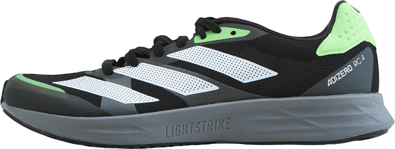Adizero Rc 4 M Cblack/ftwwht/sgreen, Male, Topánky, Bežecké topánky, Beží, Viacfarebná, EU 40