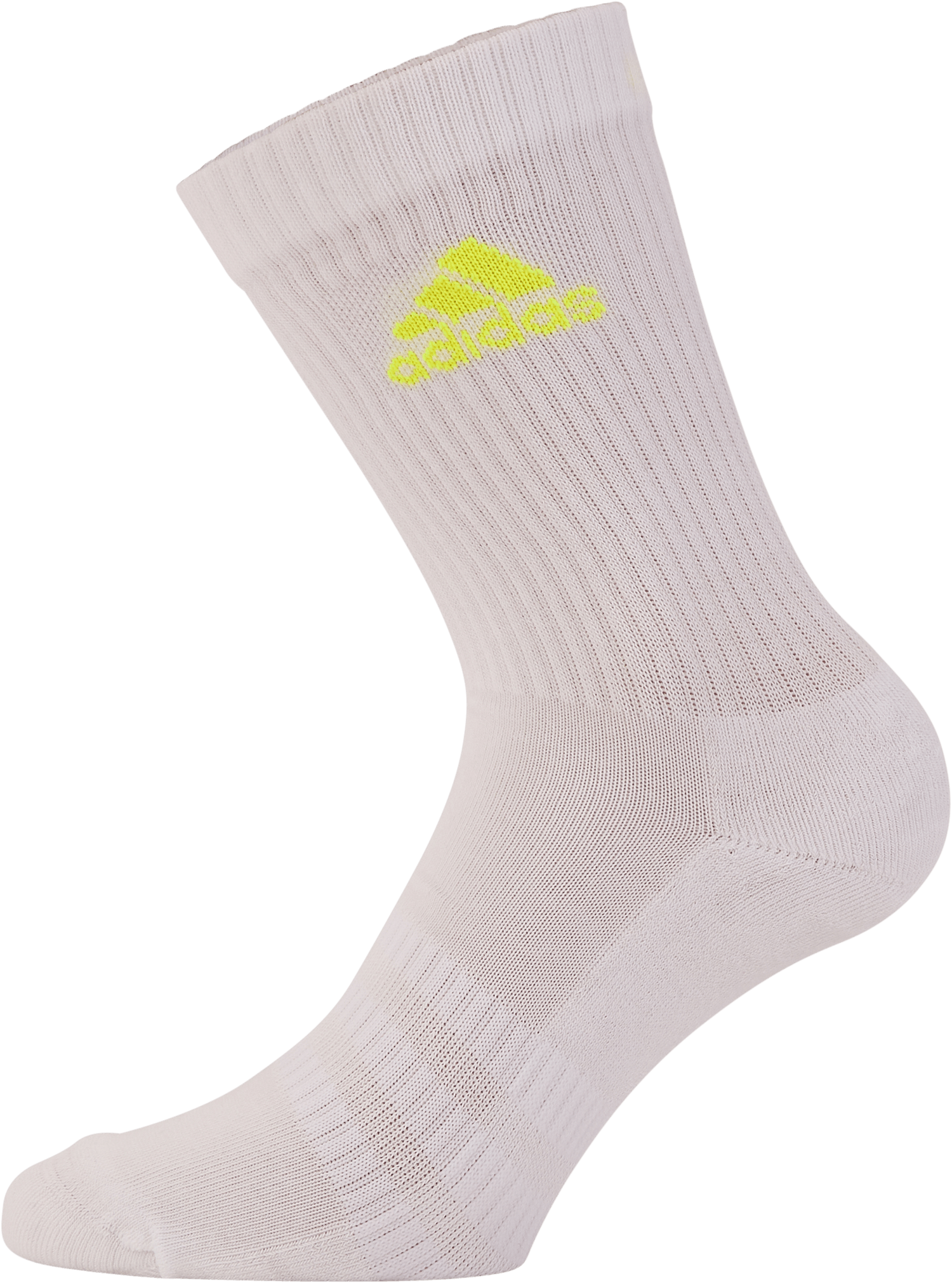 Cush Crw 3pp White/beamye, Unisex, Kleding, Sokken, Training, 37-39