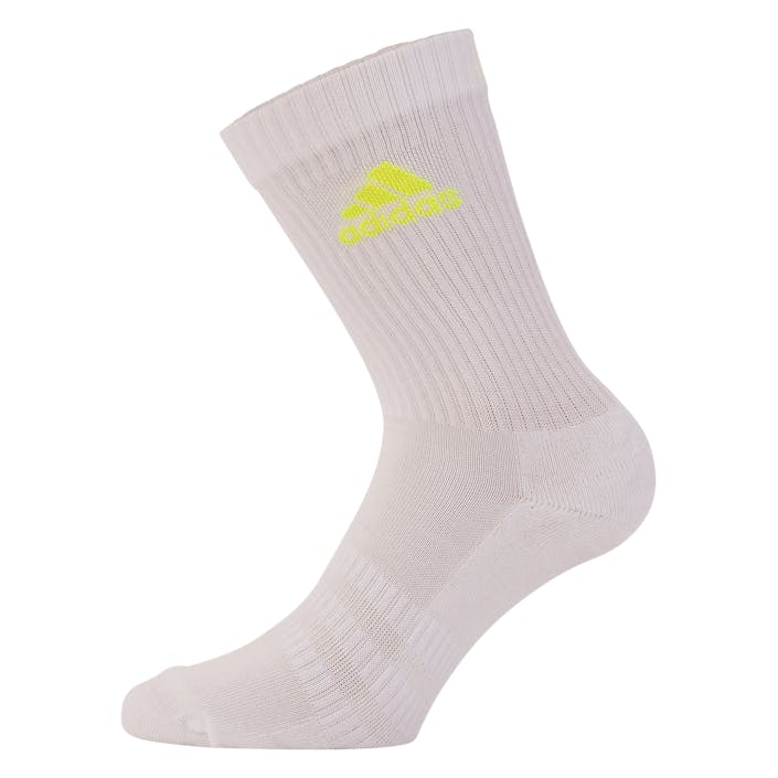 Cush Crw 3pp White/beamye, Unisex, Kleding, Sokken, Training, 37-39