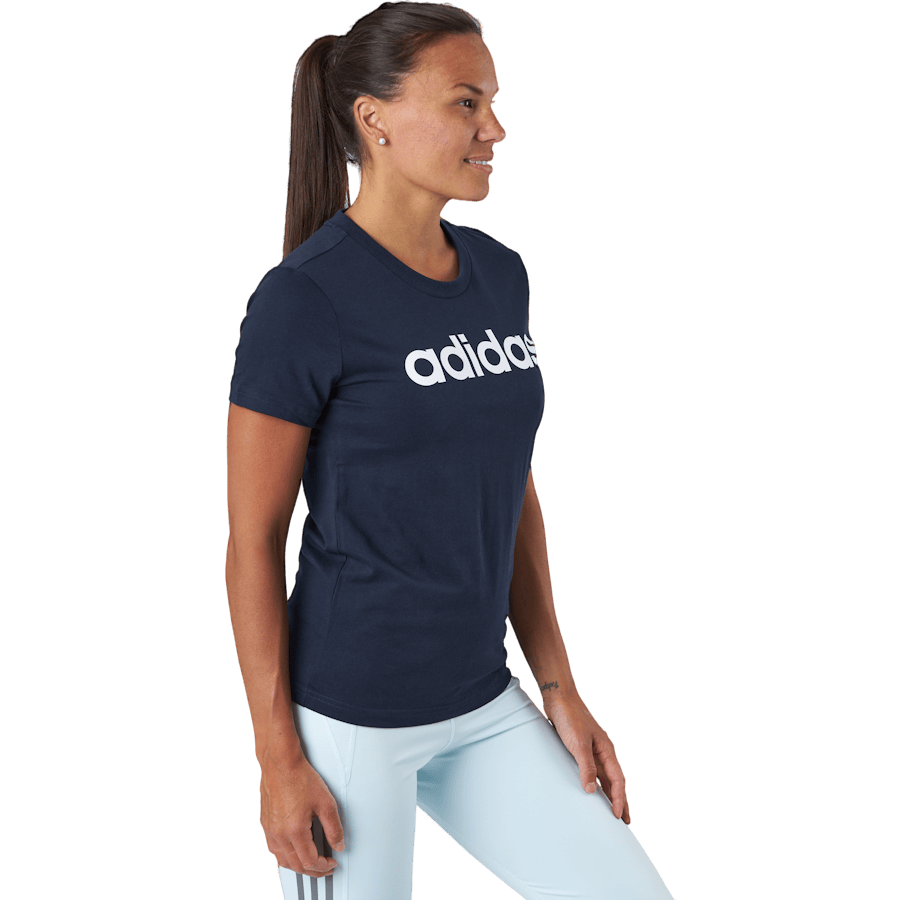 Essentials Slim Logo T-Shirt Legend Ink / White - Bild 2