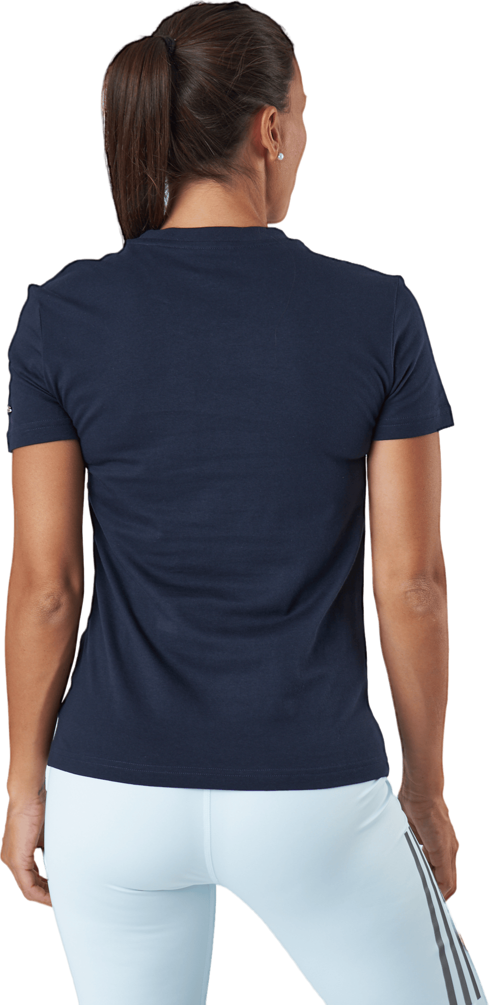Essentials Slim Logo T-Shirt Legend Ink / White - Bild 3